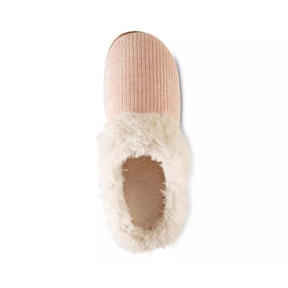 Isotoner Womens 8.5/9 Boxed Chenille Charlotte Hoodback Clog Slippers $40 124 - Picture 2 of 10